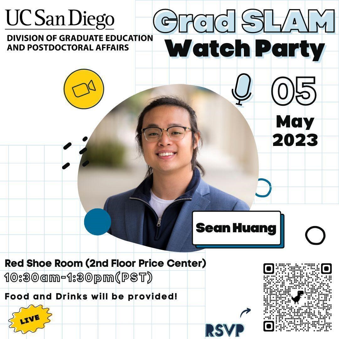 grad slam watch party graphic